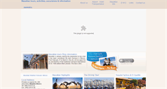 Desktop Screenshot of mazatlanvantours.com